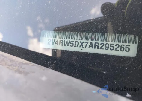 2010 Volkswagen Routan Sel from USA, damaged, VIN 2V4RW5DX7AR295265